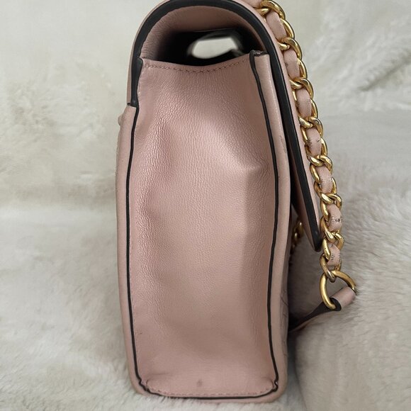 Tory Burch Fleming Convertible Shoulder Bag Shell Pink - Picture 8 of 16